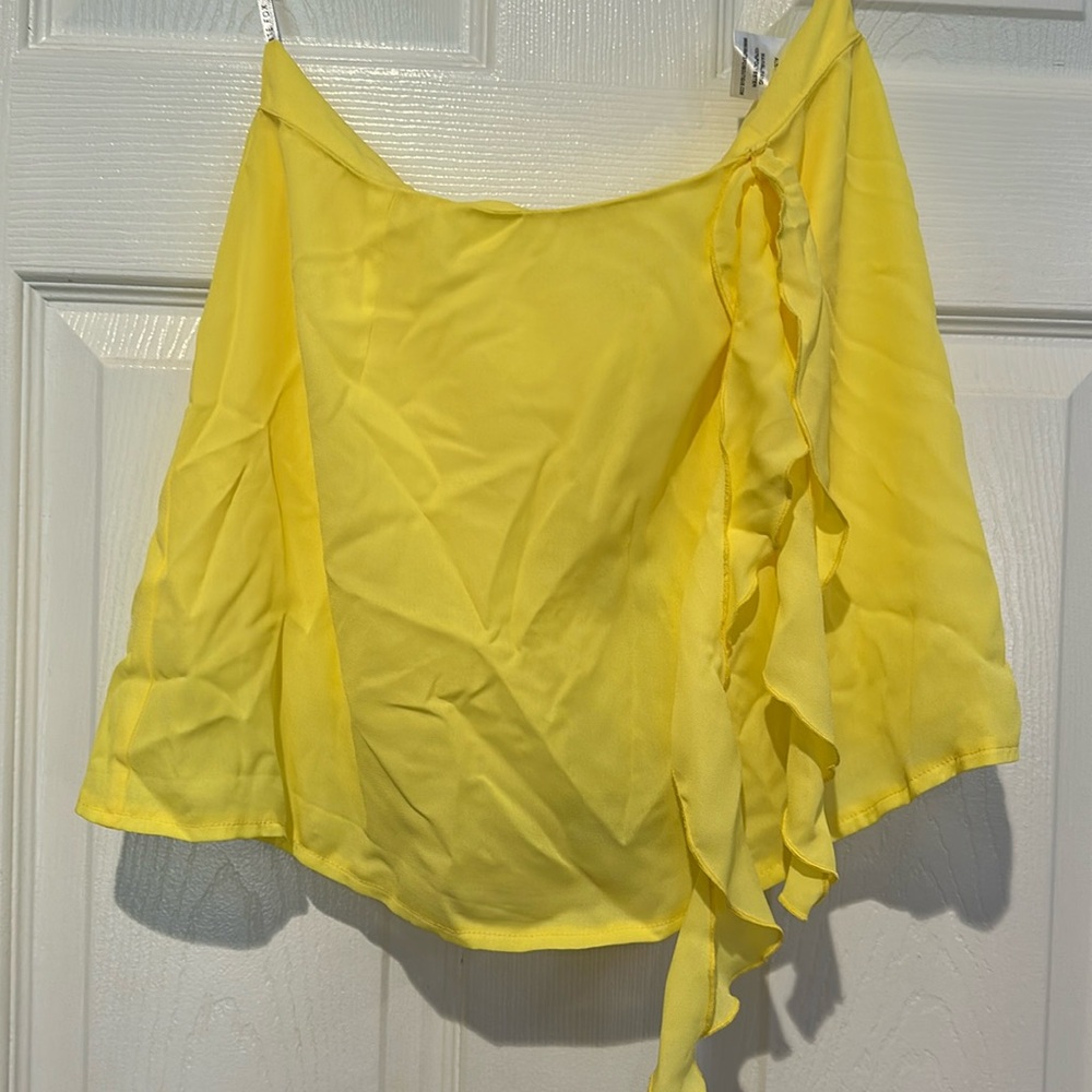 Yellow mini Skirt